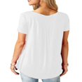 thumbnail image 3 of Plus Size Women Summer Loose Blouse Tops, 3 of 6