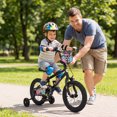 thumbnail image 4 of Costway 14 Inch Kids Bike with Training Wheels. Dual Hand & Coaster Brakes. Adjustable Seat, 4 of 9
