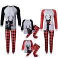 thumbnail image 2 of RKSTN Ensembles de Pyjama pour Femmes 2 Pcs Tenue de Noël Parent-Enfant Imprimée Ensemble de Pyjamas Confortables Doux pour Maman, 2 of 5