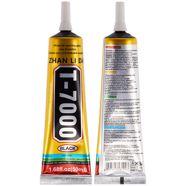 Replacement Multi-Purpose Glue Adhesive T7000 (50ml / Black) (Zhanlida)