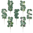 thumbnail image 2 of 10Pcs/Set Green Artificial Eucalyptus Leaf Plants Wreath for Christmas Decor, 2 of 10