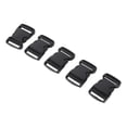 thumbnail image 2 of 5Pcs Quick Release Buckle Plastic Dual Adjustable Strap Buckles Replacement DIY Craft for Backpack Black for Webbing Straps Backpack Fanny Pack Belt Dog Collars, 2 of 7