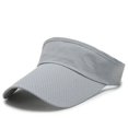 thumbnail image 1 of LinYooLi Summer Breathable Air Sun Hats Men Women Adjustable Visor UV Protection Top Empty Solid Sports Tennis Golf Running Sunscreen Cap, 1 of 6