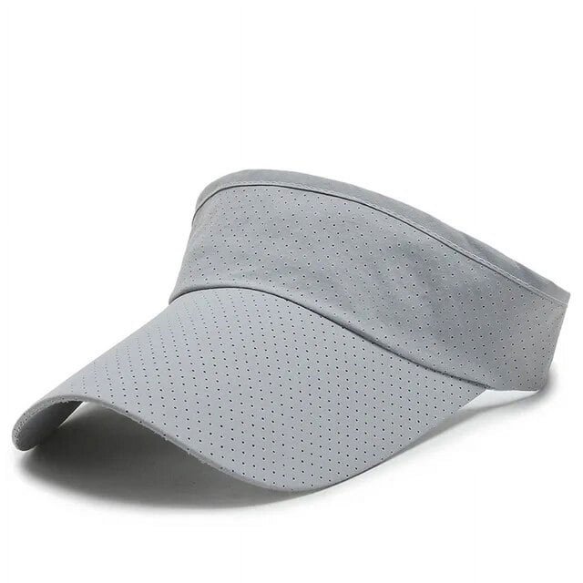 LinYooLi Summer Breathable Air Sun Hats Men Women Adjustable Visor UV Protection Top Empty Solid Sports Tennis Golf Running Sunscreen Cap