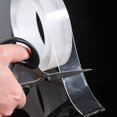 thumbnail image 3 of Yeacher Ruban Lavable Sans Traces Ruban Double Face Transparent Réutilisable Ruban Adhésif Découpable Accessoire pour la Maison, 3 of 8