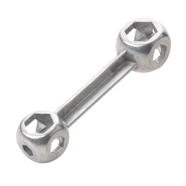 EGNMCR Bicycle Mountain Bike Repair Tool External Hexagonal Wrench 6-15mm 10 In 1 Bicycle Dog Shape Hexagon a wrench