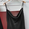 thumbnail image 4 of LNGOOR Ensemble de Pyjama en Satin de Soie pour Femmes 2 Pcs Robe de Nuit Cami avec Peignoirs Vêtements de Nuit Robe de Mariée Rose, 4 of 5