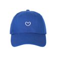 thumbnail image 2 of Trendy Heart Embroidered Baseball Cap for Daily Wear - Adjustable and Versatile Headgear for All Seasons, 2 of 4