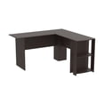 thumbnail image 3 of Safdie & Co. Computer Desk 55L Cappuccino L-Shaped 2 Shelves, 3 of 5