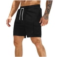 thumbnail image 2 of Sentmoon Cargo Shorts for Men Breathable Summer Loose High Waist Mens Corduroy Shorts Drawstring Solid Color Running Shorts Multi Pocket 2025 Athletic for Relaxing at Home Black XL, 2 of 7