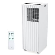 8000 BTU Portable Air Conditioners, Portable AC Cools up to 350 Sq. Ft, Efficient Cooling Room Air Conditioner with Remote Control, Dehumidifier, 3-in-1 Floor Standing Air Conditioner, White