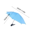 thumbnail image 2 of 28cm Mobile Phone Umbrella with Suction Cup, Portable Anti-Glare Sun Shade and Rain Protector for Smartphones, UPF 50 Plus Outdoor Accessory, 2 of 4