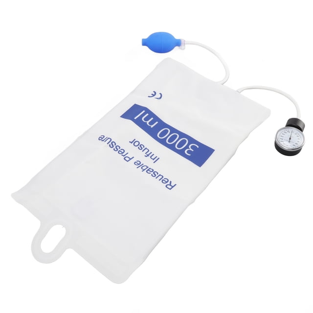 Fluid Pressure Infusion, TPU Reduce Labor Strength Speeds Up Infusion Pressure Infusion Bag For Rapid Blood And Fluids Infusion 3000ml