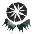 thumbnail image 1 of 10Pcs Fibre de Carbone Style Voiture Aileron de Toit Aile Aile Spoiler Modifié Accessoires Décoratifs, 1 of 9
