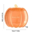 thumbnail image 3 of yulier 10 Pcs Thanksgiving Pumpkin Paper Plates, Thanksgiving Party Supplies Fall Disposable Plates 7 Inch, Pumpkin Shaped Dinner Plates Dessert Plates Tableware, 3 of 6