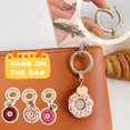 thumbnail image 3 of For Apple AirTag Leather Loop Holder Keyring Carry Pet Tag Tracker Case Air Z9Z5, 3 of 9