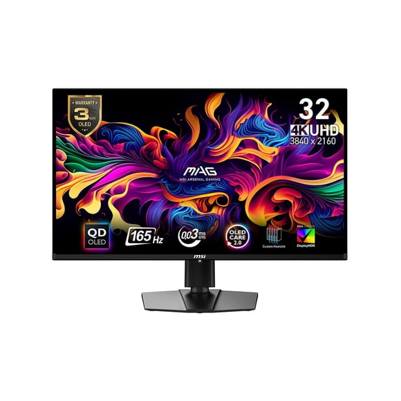 MSI 32" 165 Hz OLED UHD Gaming Monitor MAG 321UP QD-OLED