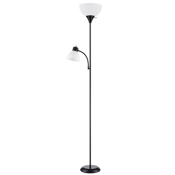 Mainstays 72 " Black Finish Combo Floor Lamp