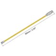 thumbnail image 3 of Unique Bargains 90mm Length PVC Coated Stainless Steel Keyring Loop Cable Yellow 4 Count, 3 of 6
