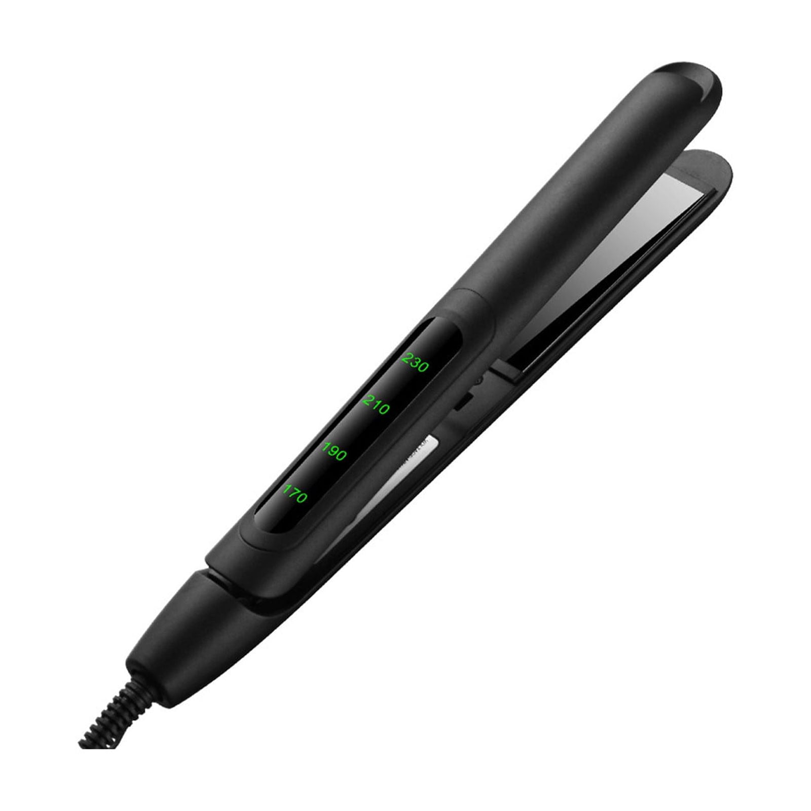 Curly Hair Products Usage: Hair Straightener and Curler wtih Lcd Display, Natural Curls, Natural Straight Hair, Negative Straightener, Does Not Damage Curls Crimper Hair Iron