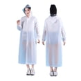 thumbnail image 2 of Uuiauoio Imperméable en EVA Poncho de Pluie Réutilisable Unisexe Hommes Femmes Long Transparent Vêtement de Pluie, 2 of 4