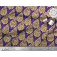 thumbnail image 2 of Soimoi Polyester Crepe Fabric Floral & Flying Swan Block Decor Fabric Printed Yard 42 Inch Wide, 2 of 3