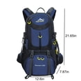 thumbnail image 3 of TIMIFIS Sac à Dos de Randonnée 50 L, Sac de Camping, Sac à Dos de Randonnée Léger 45+5 Litres -, 3 of 4
