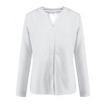 thumbnail image 4 of AherBiu Veste Légère pour Femme à Boutons, Cardigan Tricoté à Col Ras du Cou, Chandail Décontracté Ample, Manteau Léger, 4 of 5