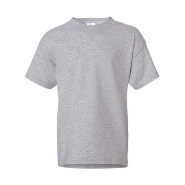 Hanes Boys' Tagless Comfortsoft Crewneck T-Shirt X-Large Light Steel