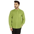 thumbnail image 1 of Bestman Long Sleeve Cotton Flex Shirt For Mens Button Downt W/ Patch Pocket Office Wear, 1 of 7