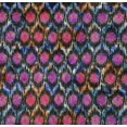 thumbnail image 4 of oneOone Coton Biologique Popeline Sergé Tissu Imprimé Chevron Ikat 1 Yard 42 Inch Wide, 4 of 4