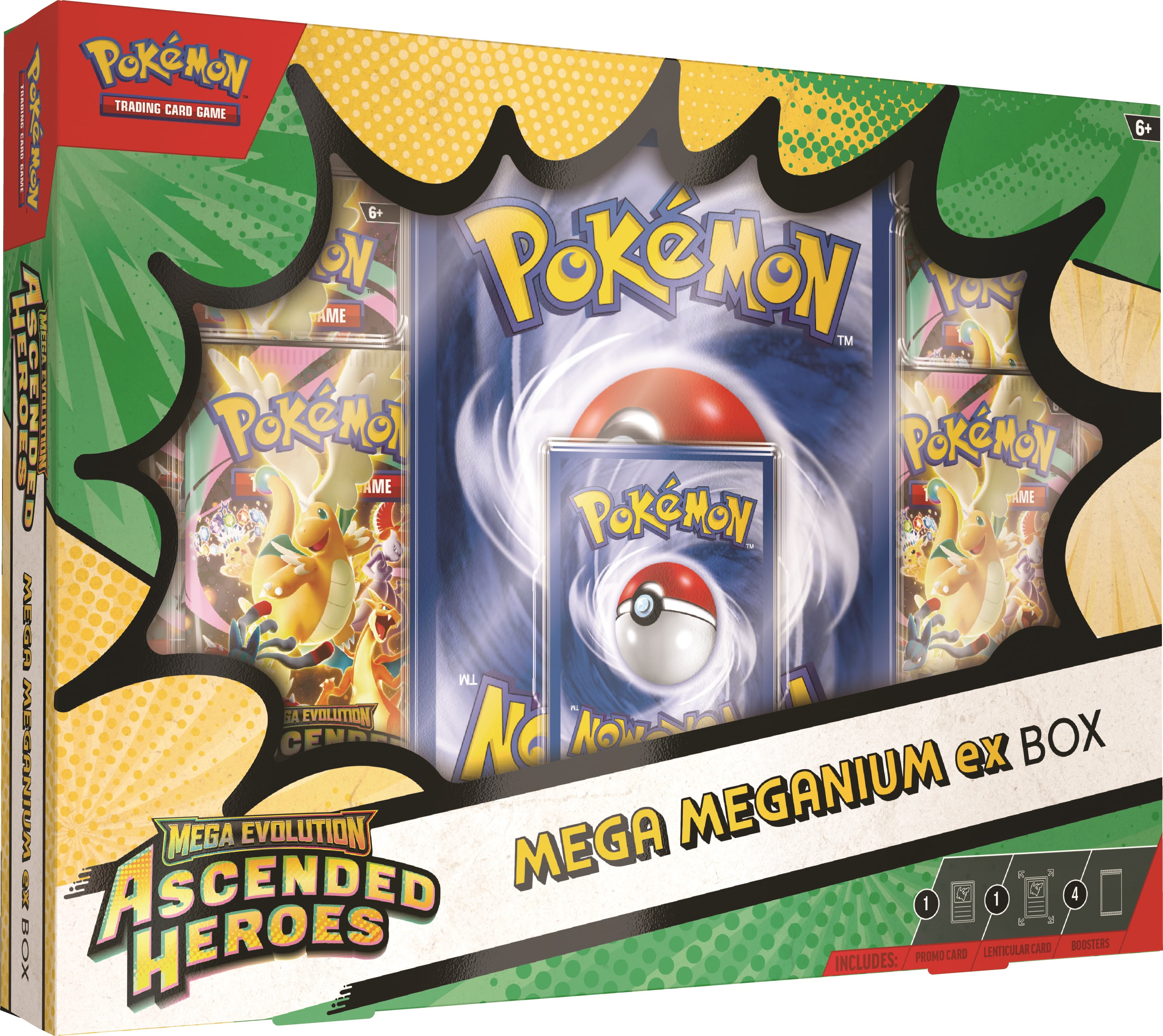 Pokémon TCG: Mega Evolution—Ascended Heroes Mega ex Box - Receive
