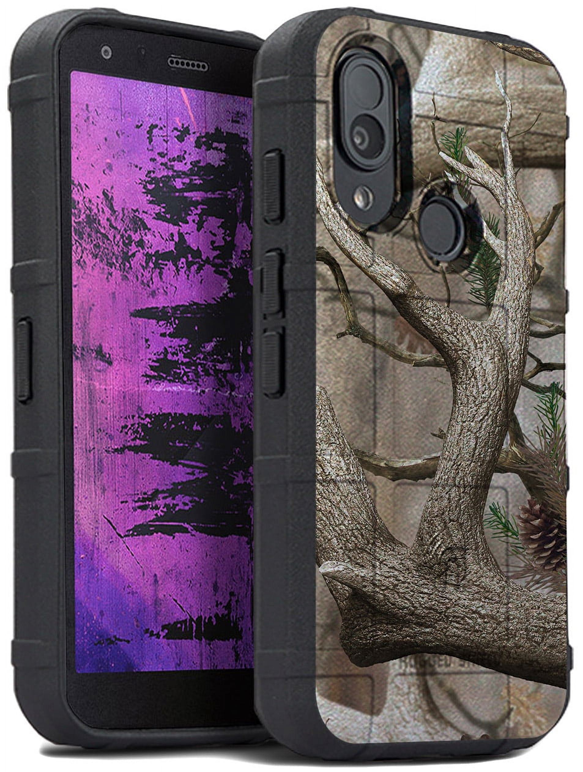 Étui pour Téléphone CAT S62 PRO, Armure Tactique Special Ops, Bouclier Robuste, Étui de Protection - Camouflage