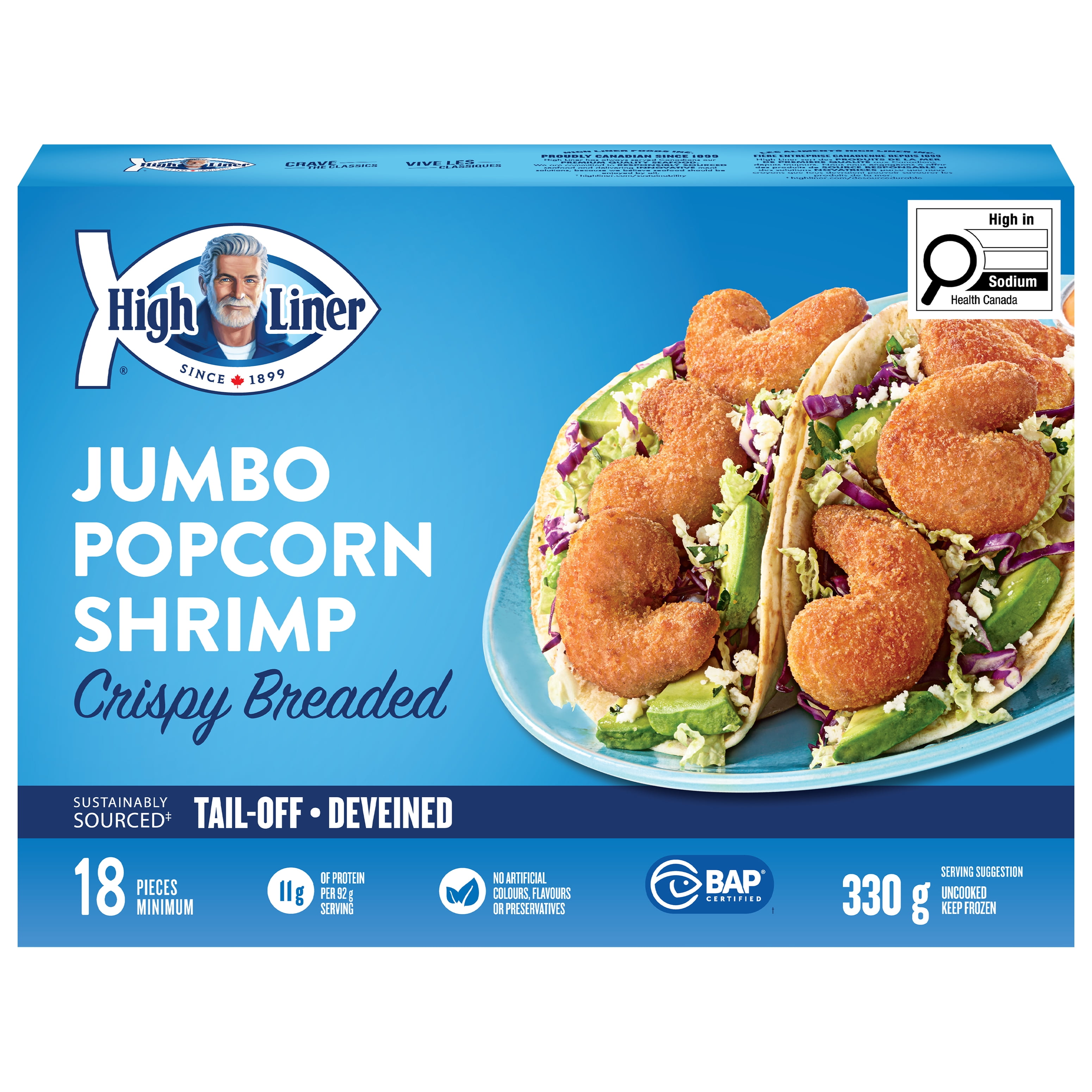 High Liner Crevettes Géantes Popcorn 330 g