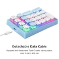 thumbnail image 2 of iBlancod K10 Clavier Numérique Mécanique Filaire à 21 Touches Effet Rétroéclairage RVB Interrupteurs Mécaniques Jaunes Touches Pouding Bleu, 2 of 8