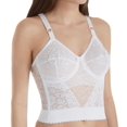 thumbnail image 1 of Women's Rago 2202 Lacette Longline Wireless Expandable Cup Bra (White 42D), 1 of 4