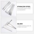 thumbnail image 4 of Air Conditioner Wall Mount Bracket with Excellent Load Bearing Capacity Silver Stainless Steel Pair, 4 of 8