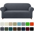 thumbnail image 1 of Subrtex 1-Piece Stretch Sofa Slipcover Non Slip Couch Cover, Texture Grid Pattern, 1 of 4