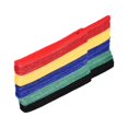 thumbnail image 1 of Unique Bargains Attaches-Câbles Réutilisables, Enveloppes de Cordon à Crochet et Boucle de 4 Pouces, Attache à Glissière 5 Couleurs 50 Pcs, 1 of 7