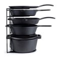 thumbnail image 2 of Cuisinel 15 In Heavy Duty Extra Large 5 Pan & Pot Organizer 5 Tier Rack, Black, 2 of 6