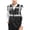 Black, variant on GOGO 5 Pockets High Visibility Safety Vest with Reflective Strips, Working Uniform Vest-Neon Orange-L