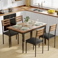 thumbnail image 1 of Dining Table for 4, Small Table and Chairs Set of 4, Dinette Set for4, 5 Piece Kitchen & Dining Room Sets for Small Space, 1 of 7