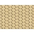 thumbnail image 1 of Ahgly Company Machine Washable Indoor Rectangle Transitional Cinnamon Brown Area Rugs, 2' x 3', 1 of 7