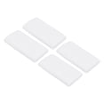 thumbnail image 1 of Unique Bargains Bracelets de Sport 8x15 cm en Éponge Absorbante, Bande Anti-Transpiration Athlétique, Blanc, Lot de 4, 1 of 7