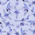 thumbnail image 1 of Ahgly Company Machine Washable Indoor Square Transitional Lavender Blue Area Rugs, 5' Square, 1 of 7