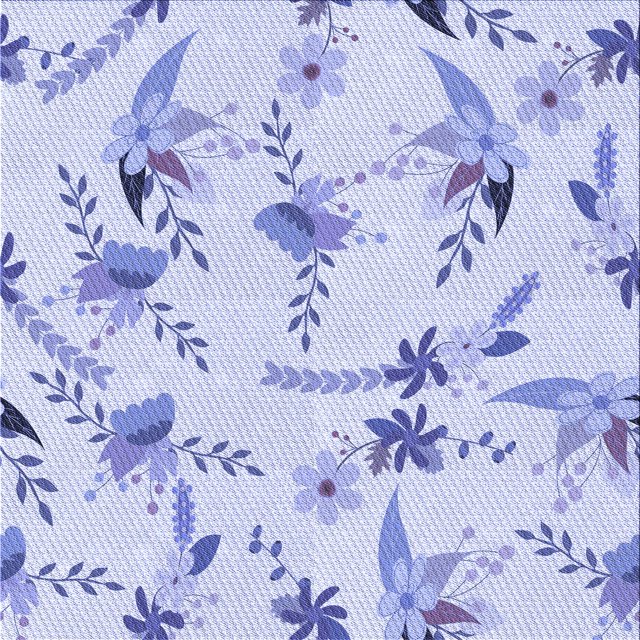 Ahgly Company Machine Washable Indoor Square Transitional Lavender Blue Area Rugs, 8' Square