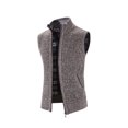 thumbnail image 4 of Leutsin 2021 Autumn And Winter Plus Fleece Jacket Men's Sweater Stand Collar Cardigan, 4 of 5