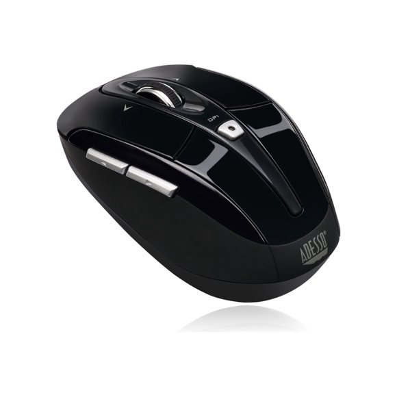 Adesso iMouse S60 - Mouse - right-handed - optical - 6 buttons - wireless - 2.4 GHz - USB wireless receiver - black