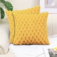 thumbnail image 3 of Bdday Throw Pillow Cover Weaving Snowflake Velvet Solid Color Pillow Office Sofa Lumbar Support Pillow Bedside Support Pillowcase Cushion Square Pillow Covers, 3 of 7
