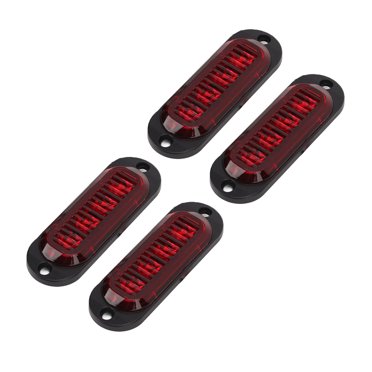 Truck Emergency Flash Light,4Pcs Truck Side Lights Car Strobe Light Side Marker Lightsfor Trucks Seamless Integration